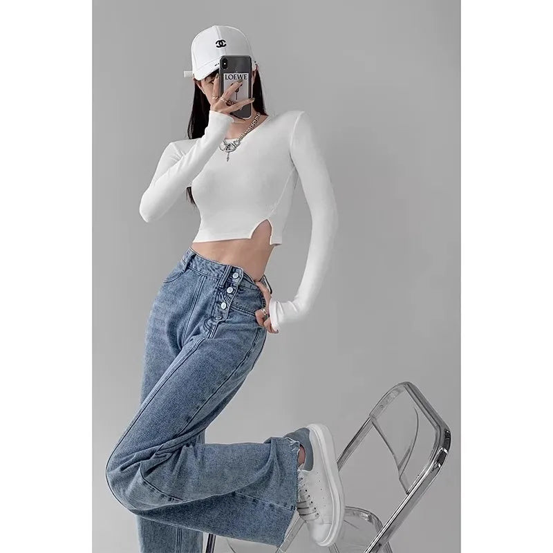 מכנסי ג'ינס דגם - חובית